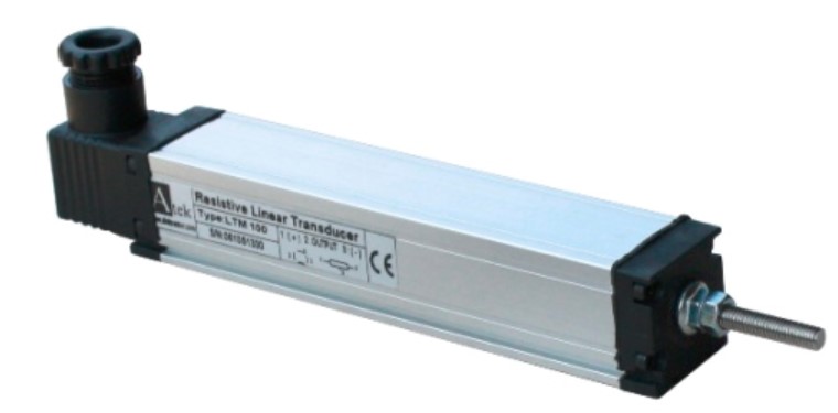 Transdutor de posição linear potenciométrico, régua potenciométrica Série LTM