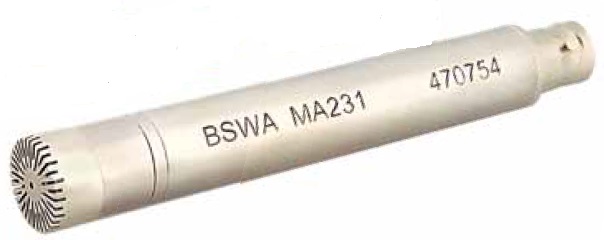 Microfone Free-field de 1/2"Classe 1  IEC61672 com pré-amplificador IEPE com TEDS modelo MPA261