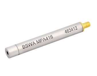 Microfone Free-field de 1/4"Classe 1 IEC61672 com pré-amplificador IEPE modelo MPA416