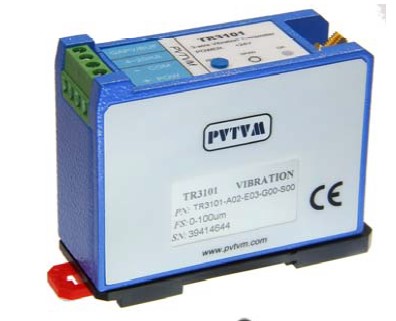 Transmissor de Vibração TR3101 - Vibração Radial de Eixos, Sensores de Proximidade (Prox Probes) e conexão a 3 fios
